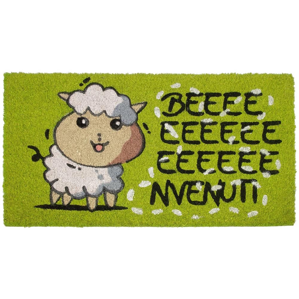 Zerbino Entrata Ingresso Casa Esterno Antiscivolo In Cocco Funny Pecorella - Foto 1
