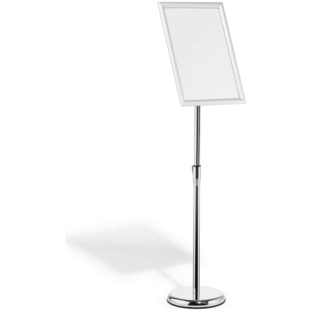 Durable 479923, Stand informativo, A3, Alluminio, Plastica, Acciaio, Argento, Orizzontale/Verticale, 1290 mm - Foto 1
