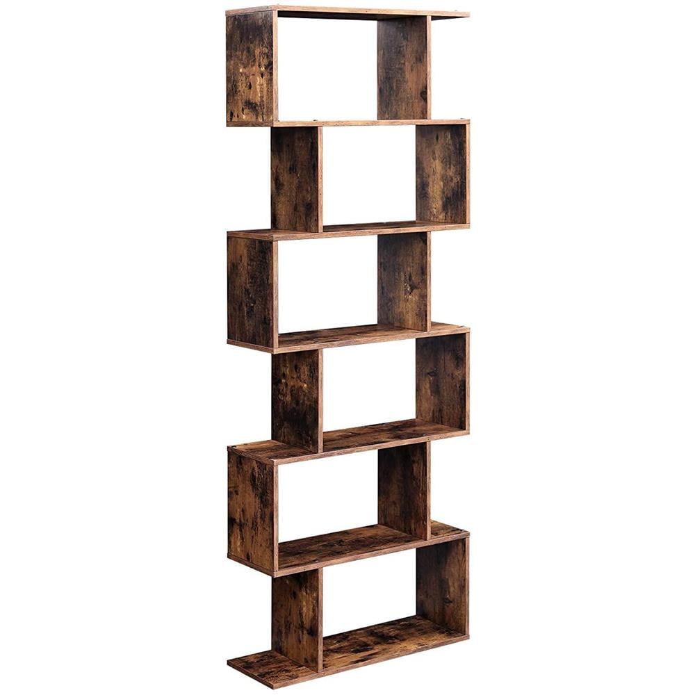 Libreria Valora LBC61BX in truciolare melaminico marrone rustico - Foto 1