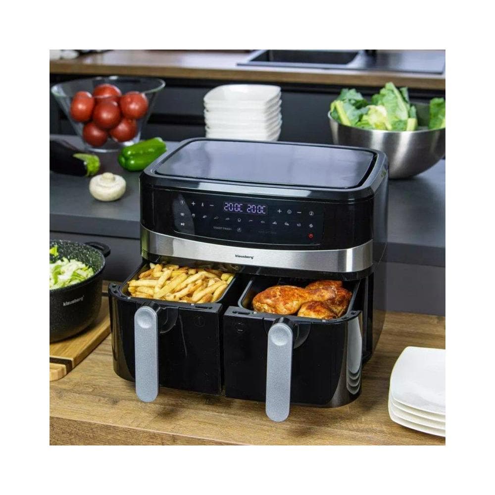Friggitrice ad aria senza olio Klausberg KB-7573 con doppio cestello da 4,5 l - Foto 2