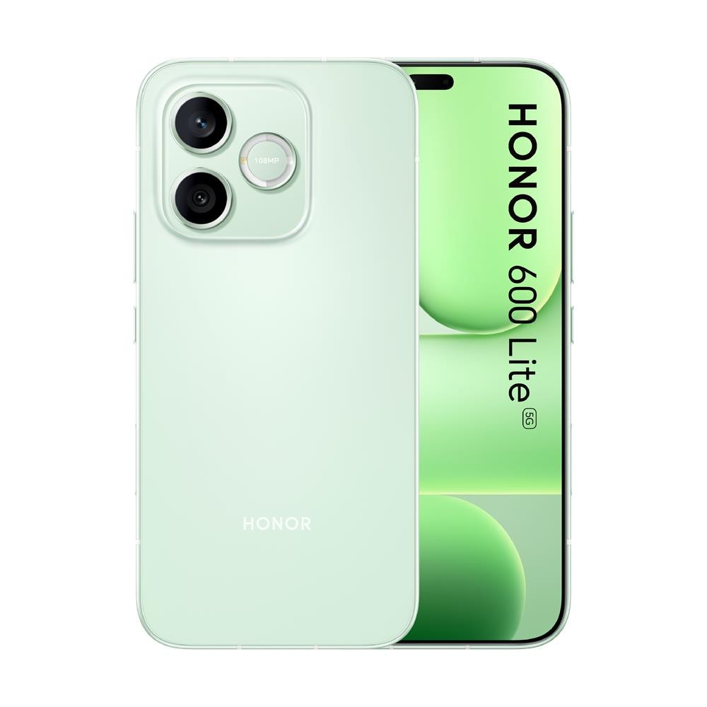 600 Lite 5G 256GB 8GB Ram Display 6.6" Amoled 120Hz Main Camera 108+5MP Selfie 16MP Dual nanoSim (eSim) MagicOS 10 Dimensity 7100 Elite 6250mAh Sprout Green - Foto 1