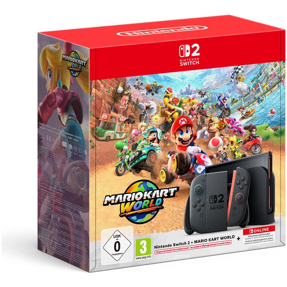 Switch 2 & Mario Kart World console da gioco portatile 20,1 cm (7.9") 256 GB Touch screen Wi-Fi Nero - Foto 2