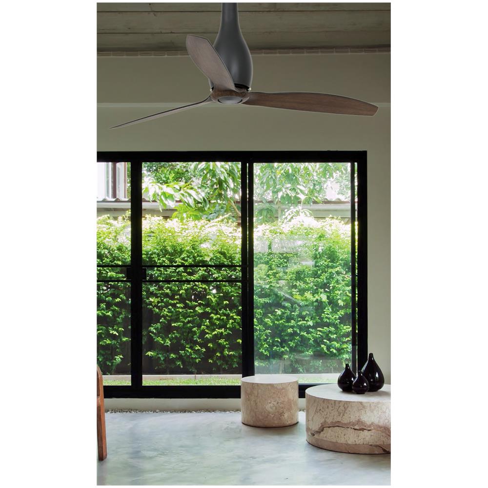 Faro Faro 32004 Nero Opaco - Marrone Ventilatore Da Soffitto Eterfan Nero - Foto 2