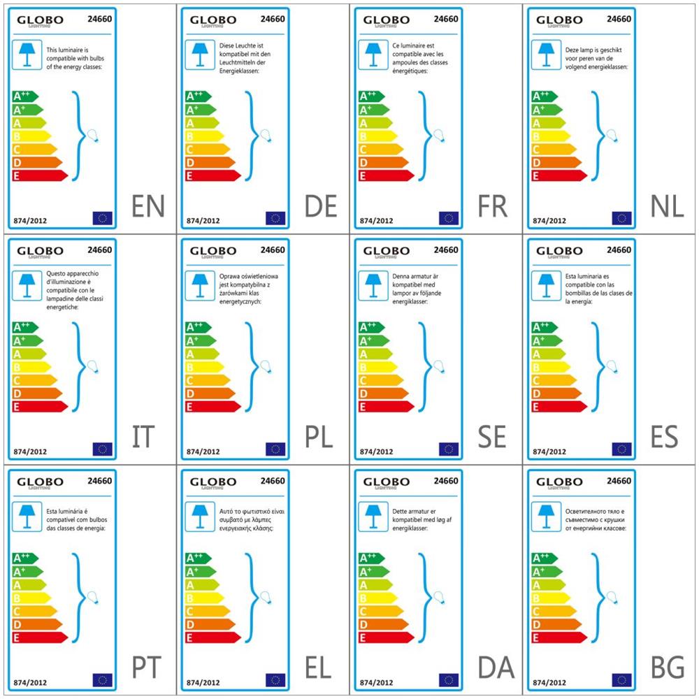 Lampada Da Scrivania Bailey Cromo Bianco 10x10x26 Cm 24660 - Foto 2