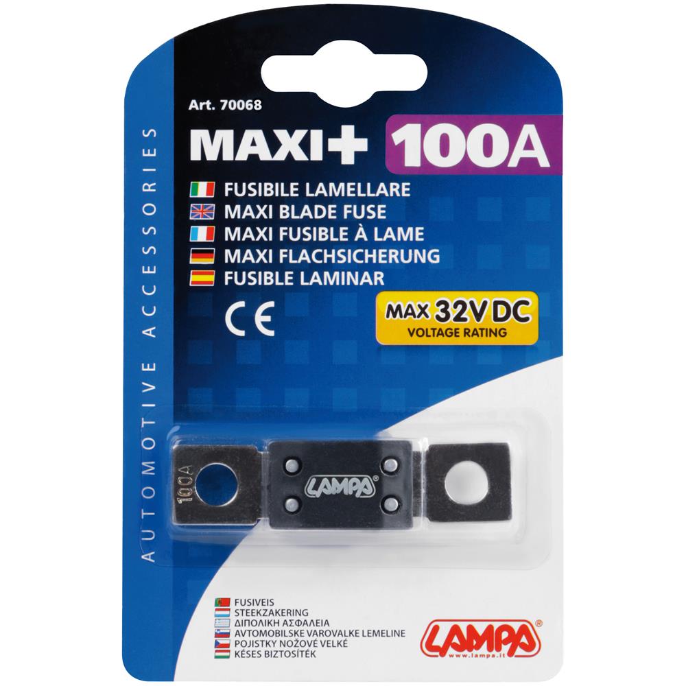 70068 Maxi- Fusibile Lamellare Tipo Anl 12-32v 100a - Foto 3