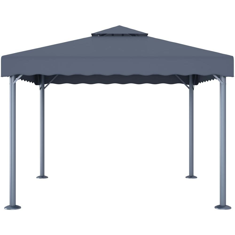 Gazebo 300x300 Cm Antracite Alluminio - Foto 2