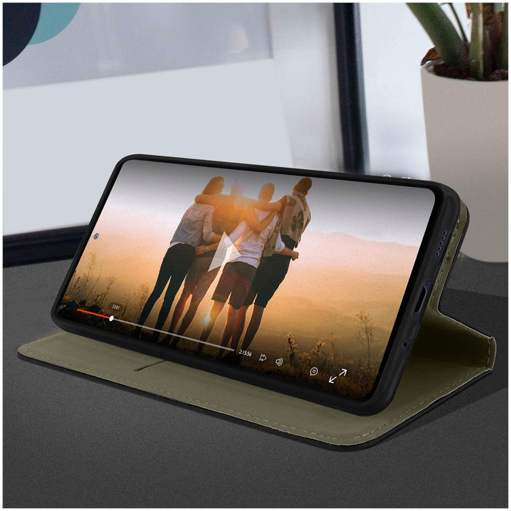 Custodia Samsung Galaxy S20 Fe Portacarte Stand Video Cover - Nero - Foto 5