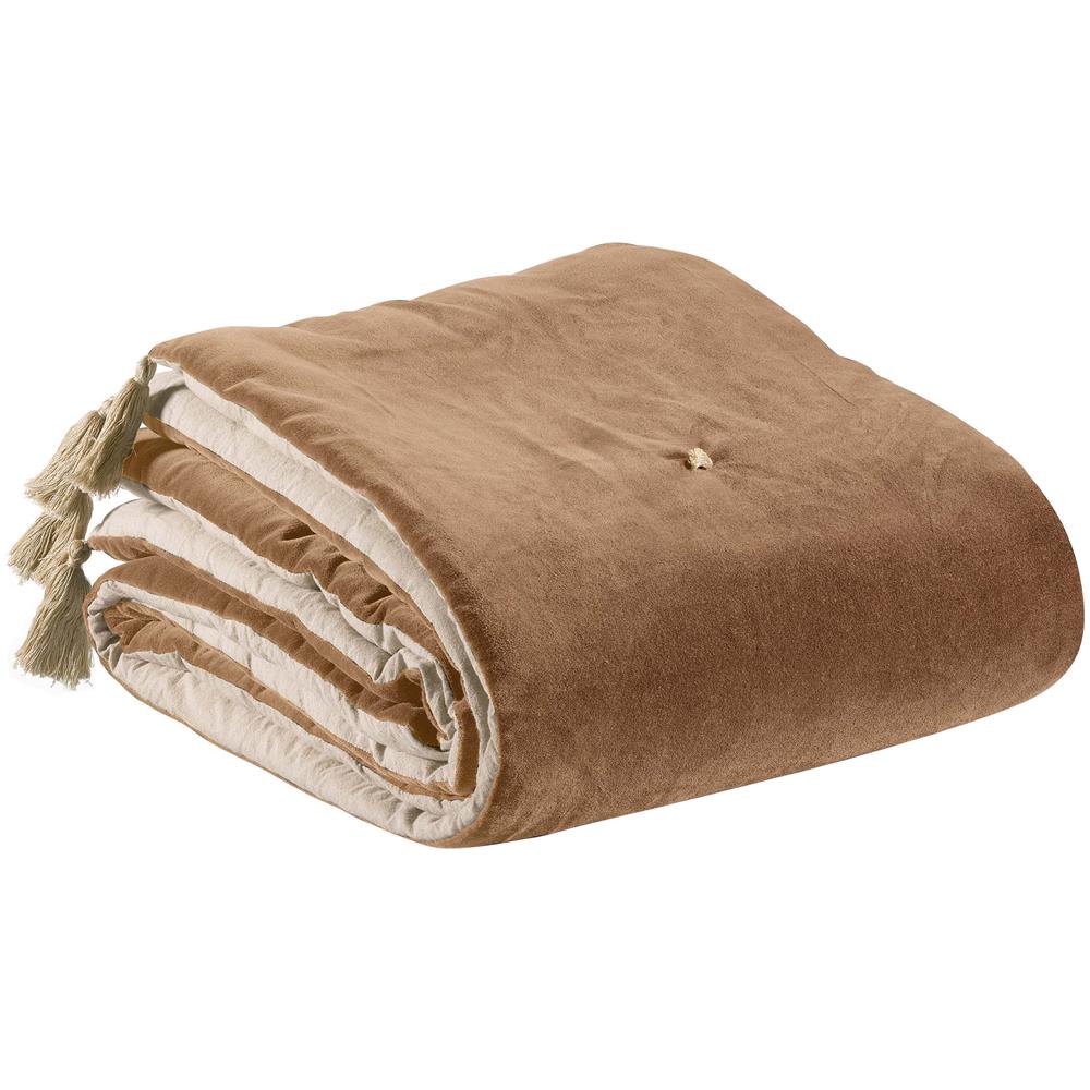 Eiderdown W / tassels Elise Ficelle 80 X 180 - Foto 1
