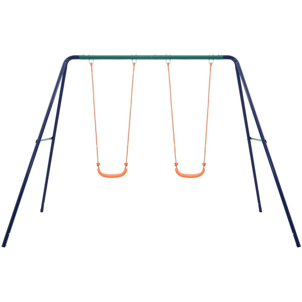 Set Altalene con 2 Sedili in Acciaio - Foto 2