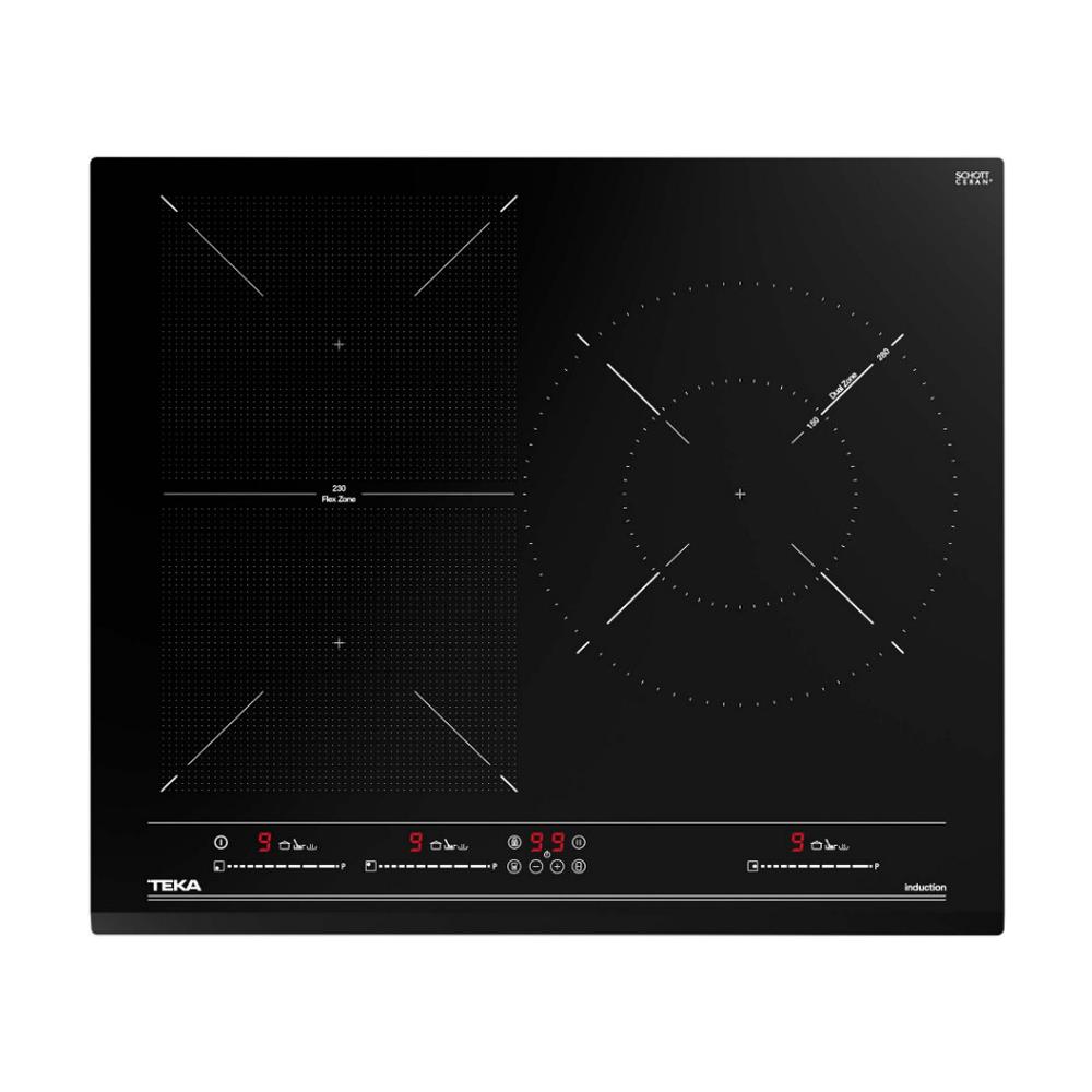 Piano Cottura A Induzione 60cm 3 Fuochi 8000w Nero - 112510015 - Foto 1