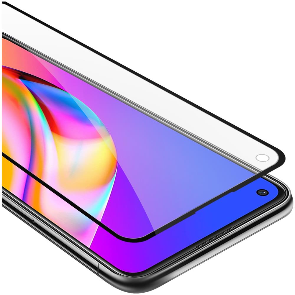 Cadorabo Pellicola Armatura A Schermo Intero Compatibile Con Oppo A94 5g In Trasparente Con Nero - Vetro Temperato (tempered) Di Protezione Del Display In Durezza 9h Con 3d Touch - Foto 1