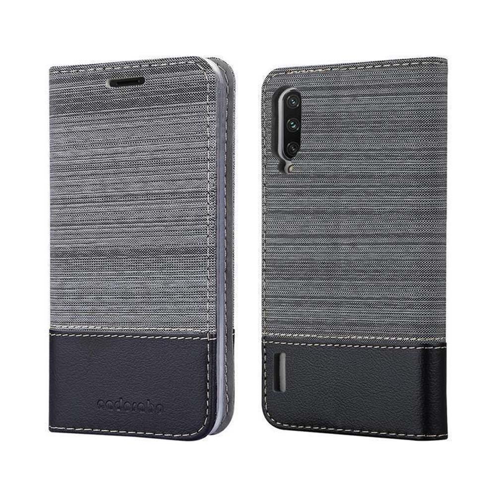 Custodia Compatibile Con Xiaomi Mi Cc9 In Grigio Nero - Coperchio Protettiva Con Chiusura Magnetica, Funzione Stand E Tasca Per Le Carte - Foto 8