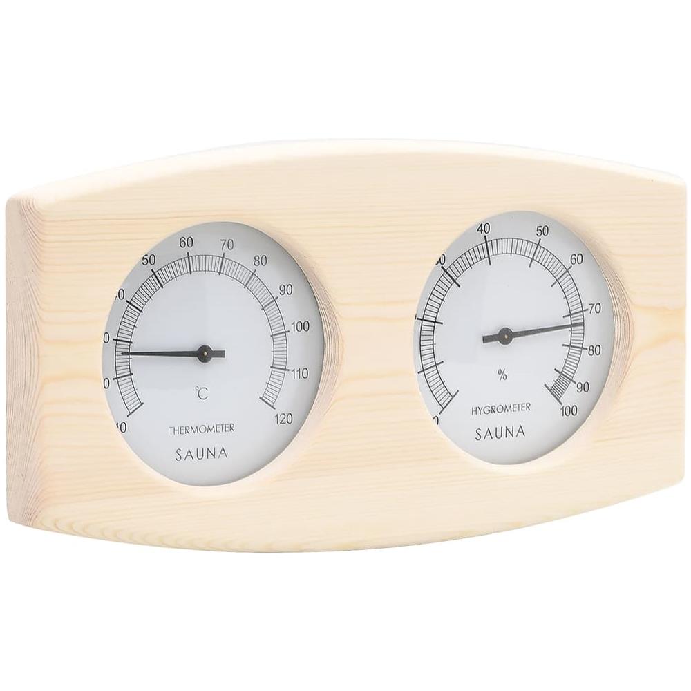 Set Timer Igrotermografo E Clessidra Sauna 2 In 1 Massello Pino - Foto 2