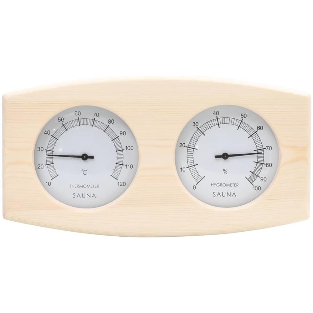 Set Timer Igrotermografo E Clessidra Sauna 2 In 1 Massello Pino - Foto 3