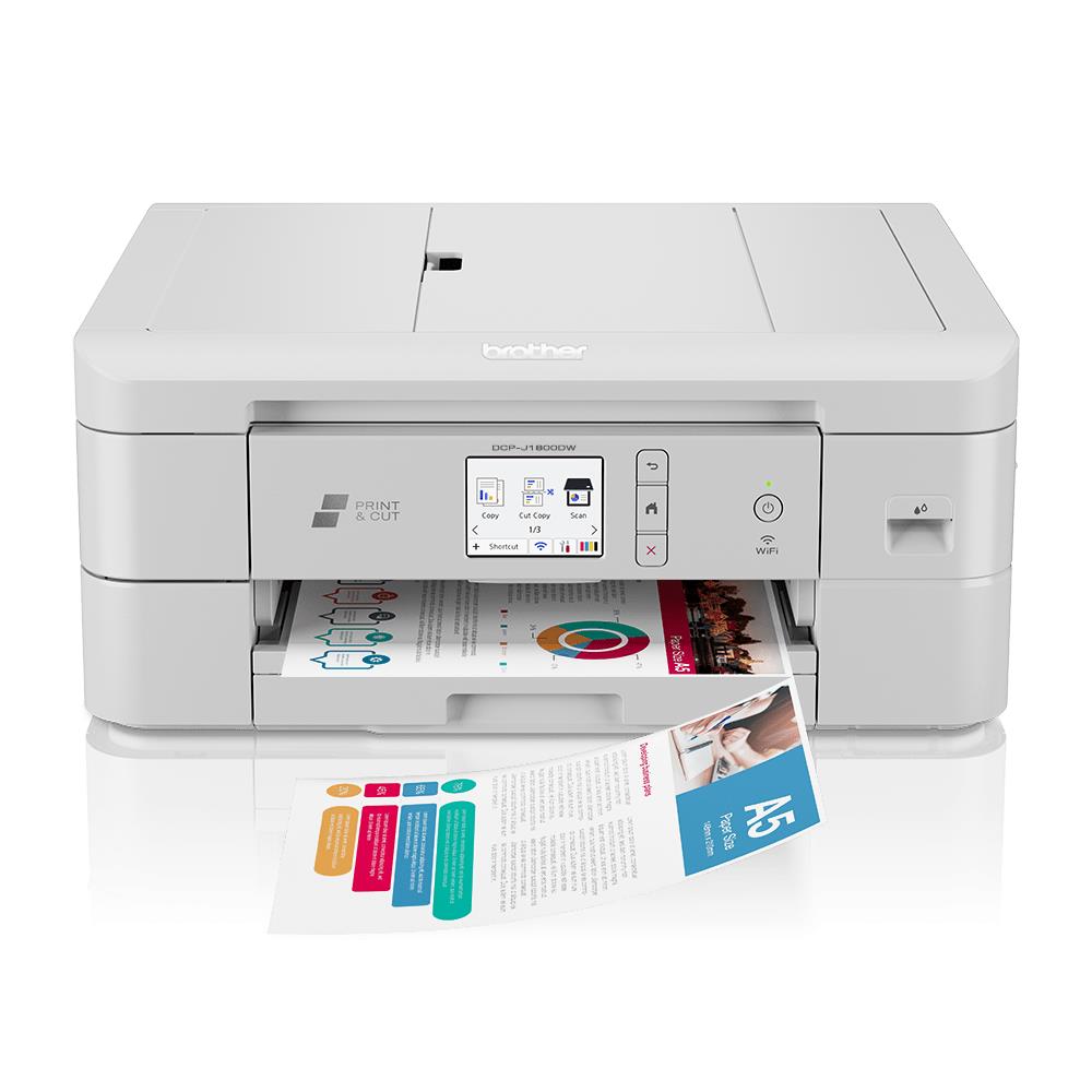DCP-J1800DW Stampante mutifunzione Bianco nero a getto d'inchiostro Colori A4 Stampante, scanner, copiatrice AD - Foto 1