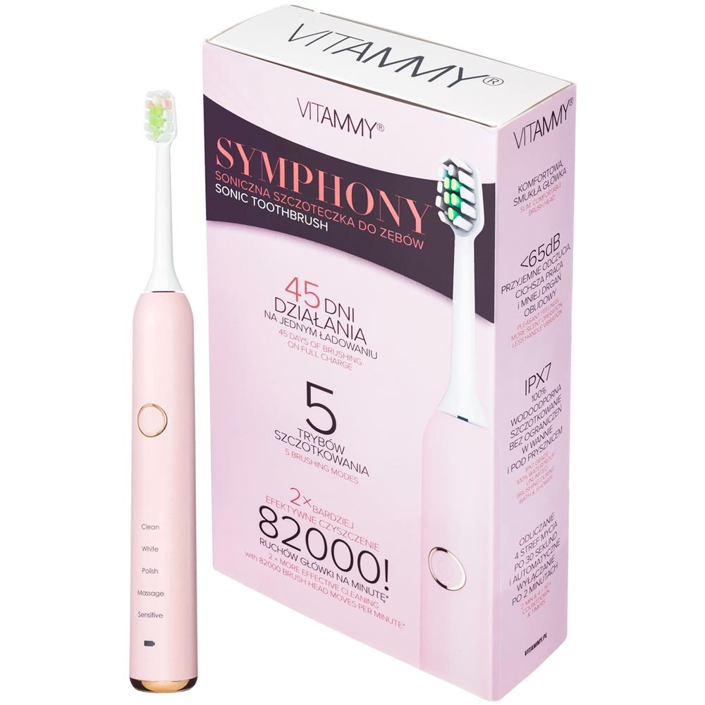 Symphony Rosa Spazzolino Sonico Ad Alta Potenza Di Vibrazione, Rosa - Foto 1