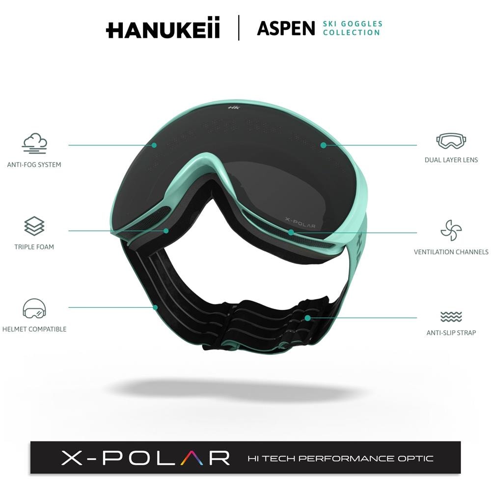 Maschera Da Sci Aspen Blue / Black - Foto 6