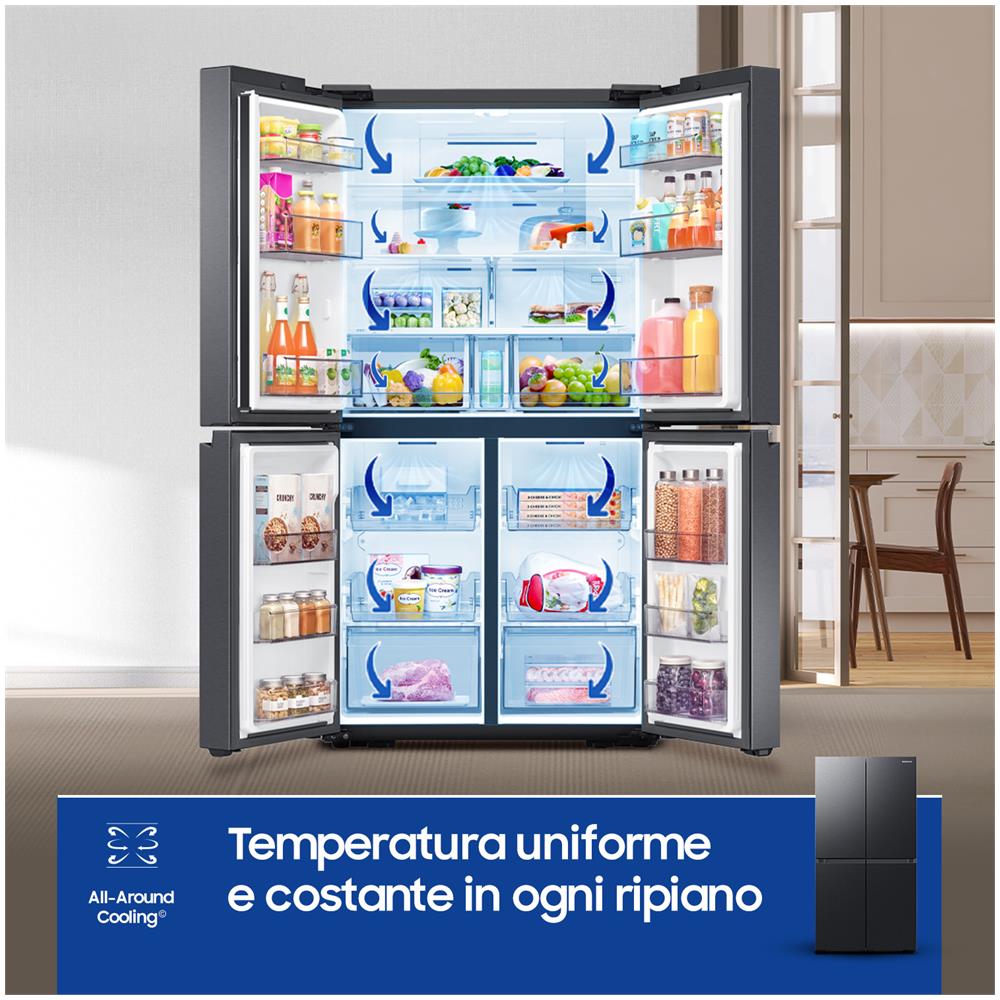 Frigorifero 4 Porte RF59C70TEB1/ES Total No Frost Classe E Capacità Lorda 649 Litri Colore Antracite - Foto 11