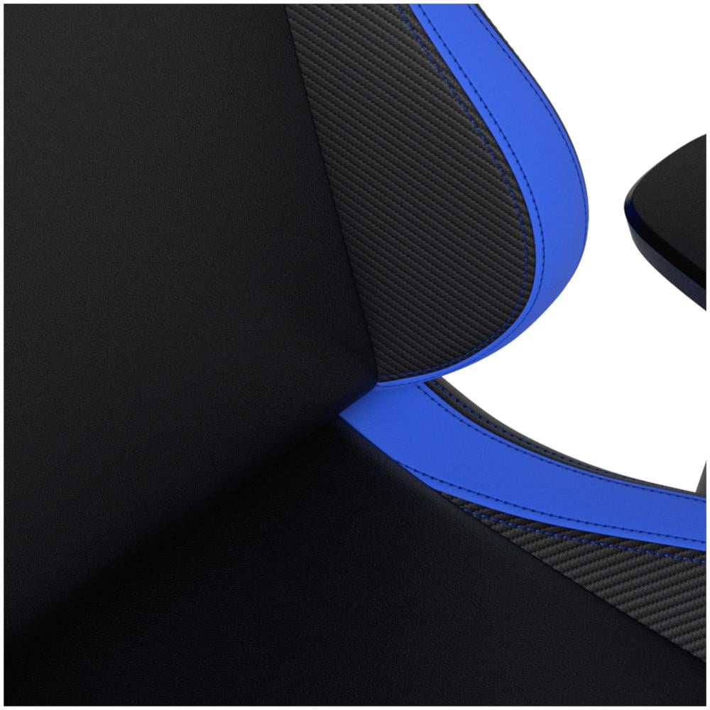 EPIC Compact Sedia da gaming per PC Seduta imbottita Nero, Blu - Foto 5