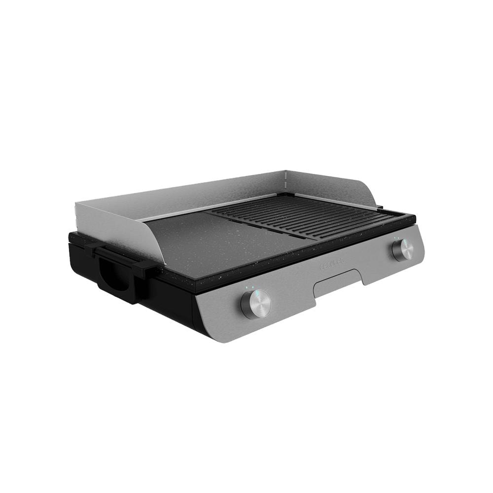 03182 barbecue per l'aperto e bistecchiera Zona cottura Elettrico Nero, Stainless steel 3000 W - Foto 1