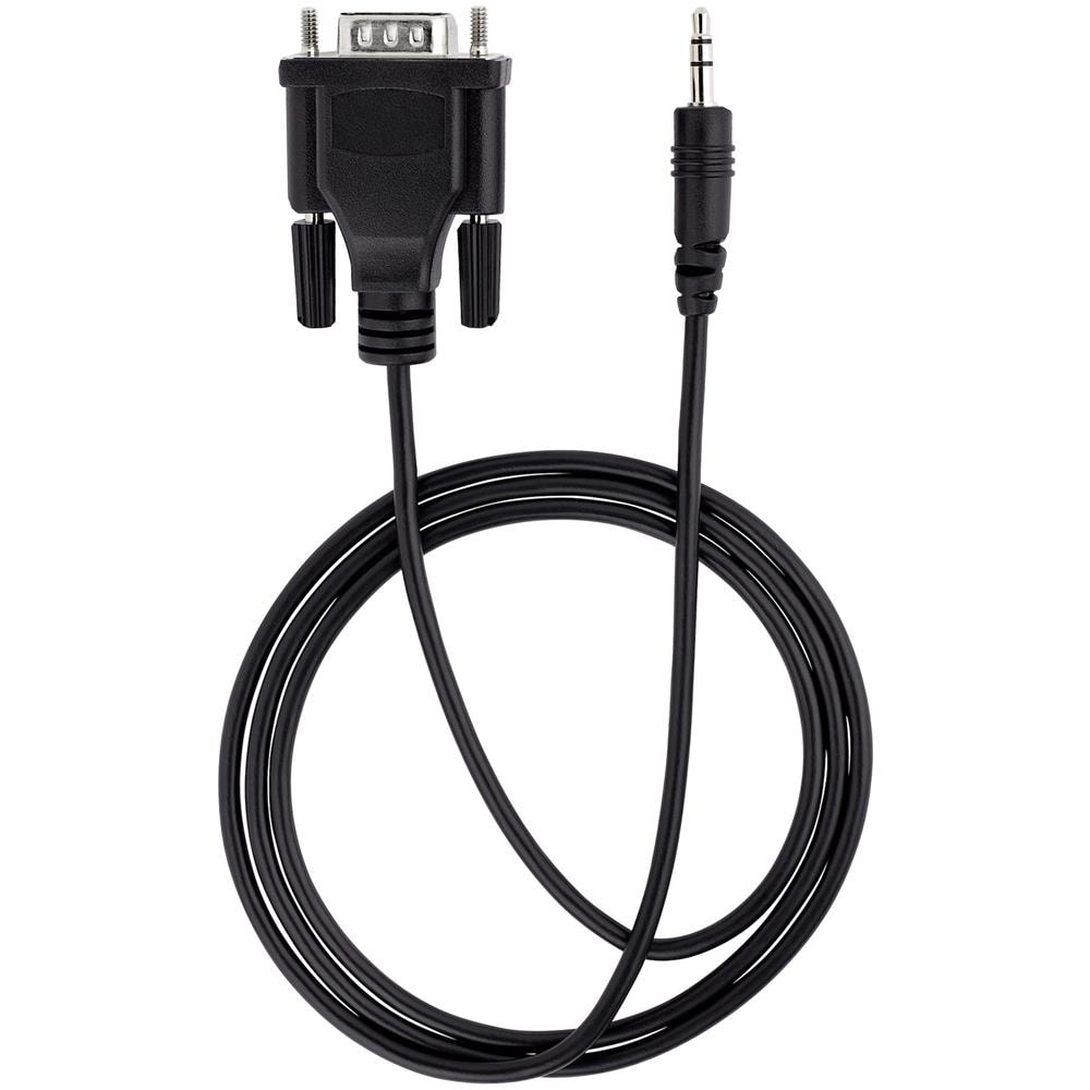 Cavo Seriale DB9 a Jack 3,5 mm da 1m - Adattatore Seriale RS232 9 pin a Jack 3,5 M /M per la Configurazione e Calibrazione di Dispositivi Seriali, Proiettori, Digital Signage e TV tramite Jack Audio - Foto 5