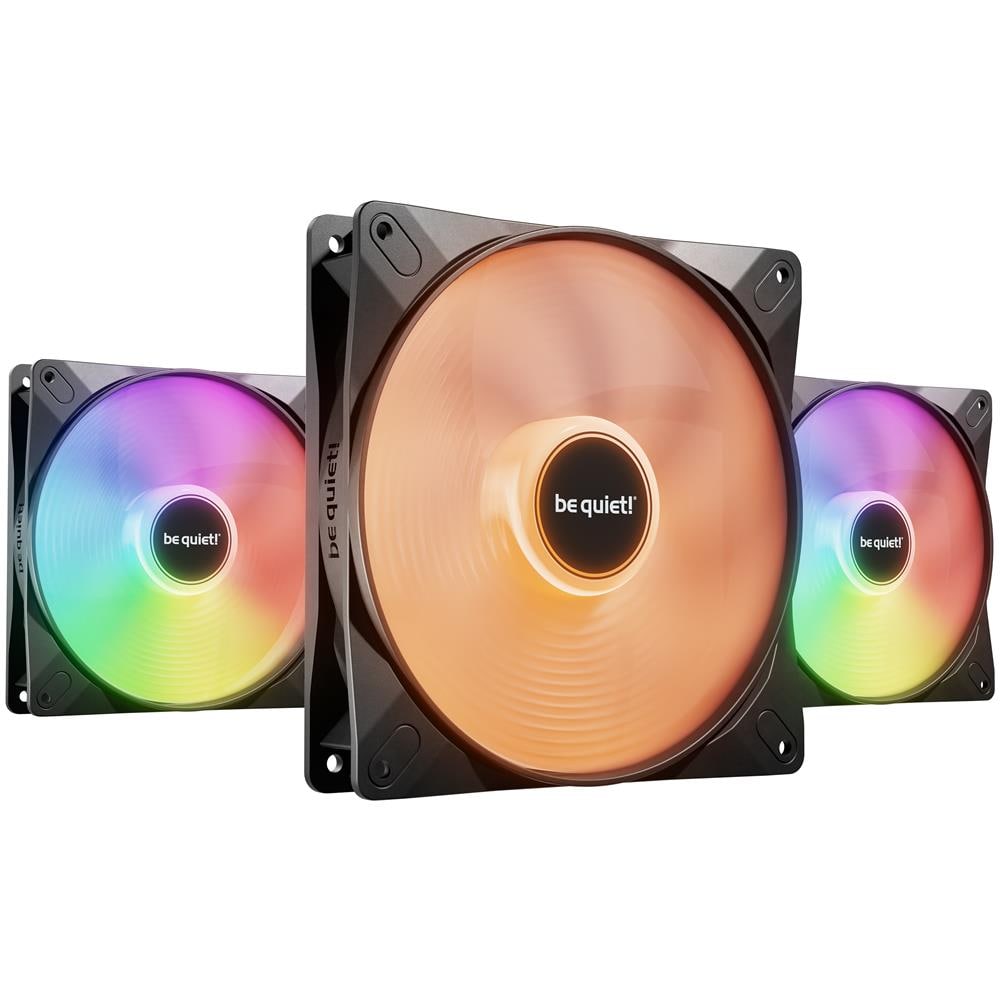 Ventola PC LIGHT WINGS LX Diametro 14 cm Colore Nero 3 pz - Foto 1