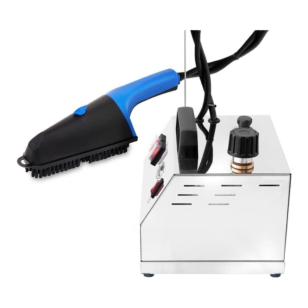 EOLO GVS2 INOX V6 Spazzola a Vapore Professionale Generatore di Vapore Stiro in Verticale e Orizzontale Caldaia in Rame Risparmio Energetico Resistenza Esterna Anticalcare Garanzia 5 Anni - Foto 2