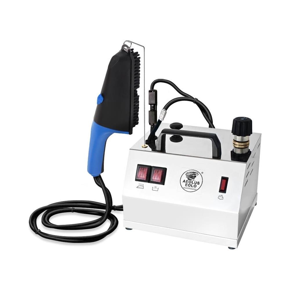 EOLO GVS2 INOX V6 Spazzola a Vapore Professionale Generatore di Vapore Stiro in Verticale e Orizzontale Caldaia in Rame Risparmio Energetico Resistenza Esterna Anticalcare Garanzia 5 Anni - Foto 1
