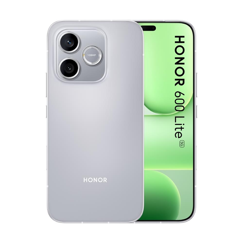 600 Lite 5G 256GB 8GB Ram Display 6.6" Amoled 120Hz Main Camera 108+5MP Selfie 16MP Dual nanoSim (eSim) MagicOS 10 Dimensity 7100 Elite 6250mAh Velvet Grey - Foto 1