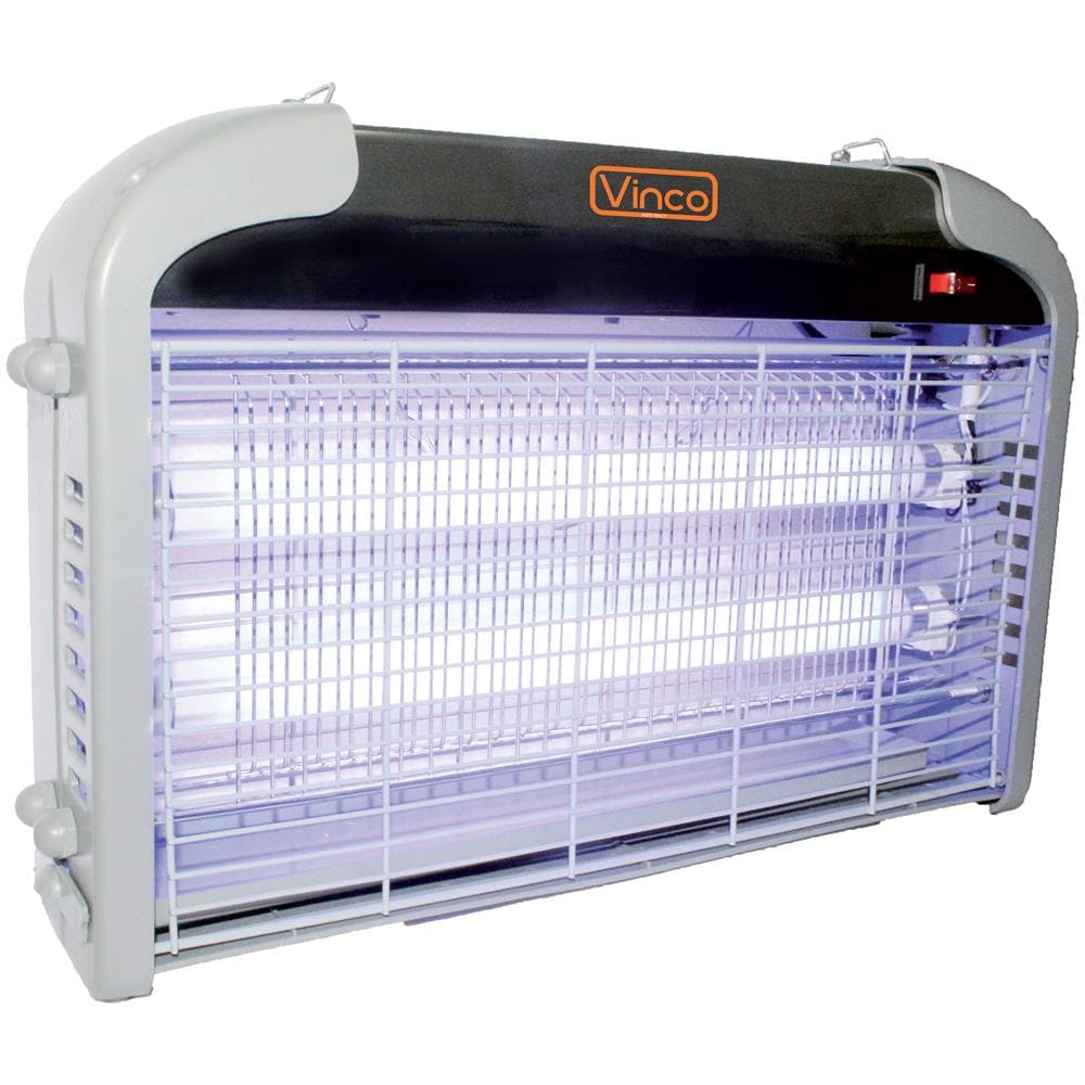 Lampada Insetticida Elettrica 2x10w Luce Uv Mosche Zanzare 60mq 20250 - Foto 2