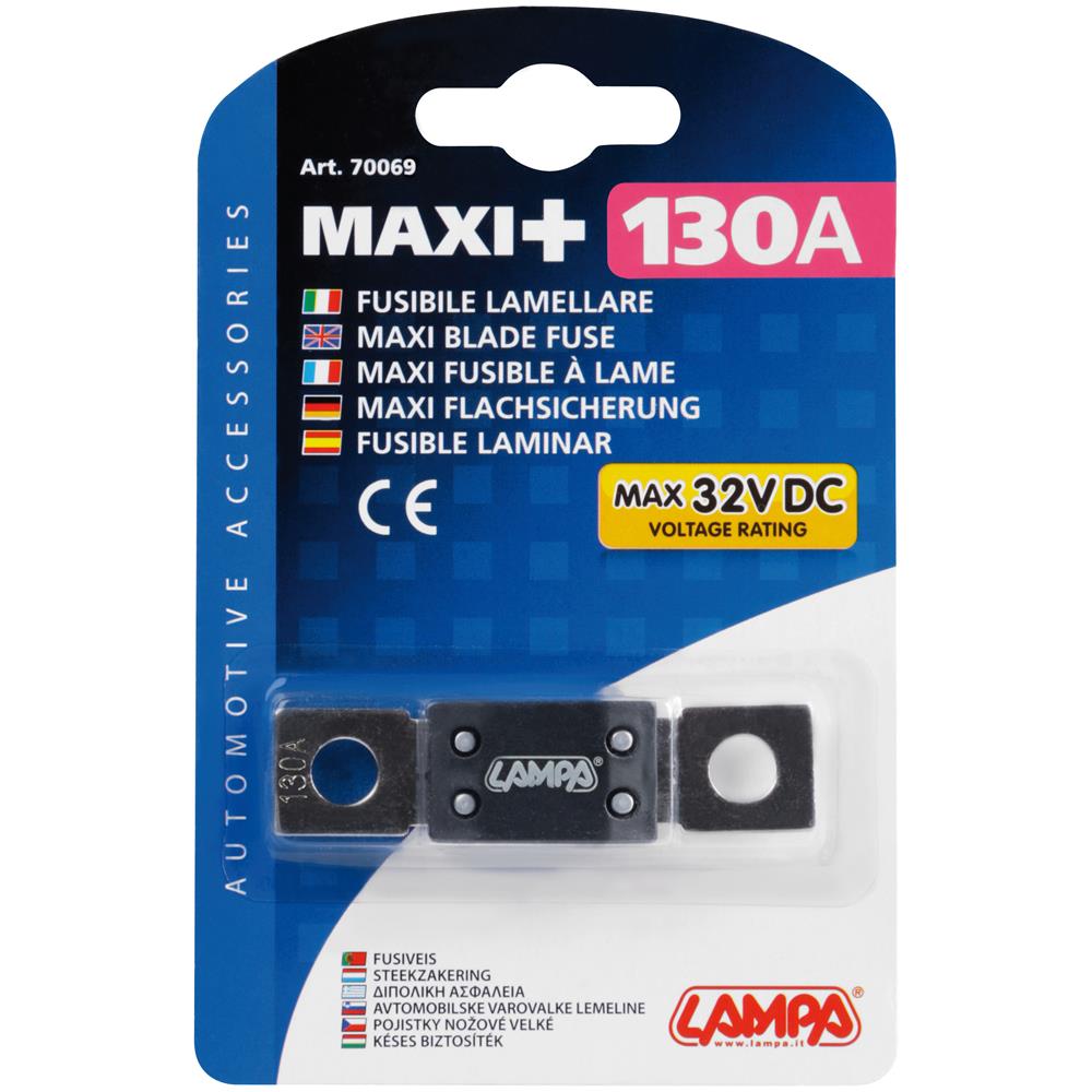 70069 Maxi- Fusibile Lamellare Tipo Anl 12-32v 130a - Foto 2