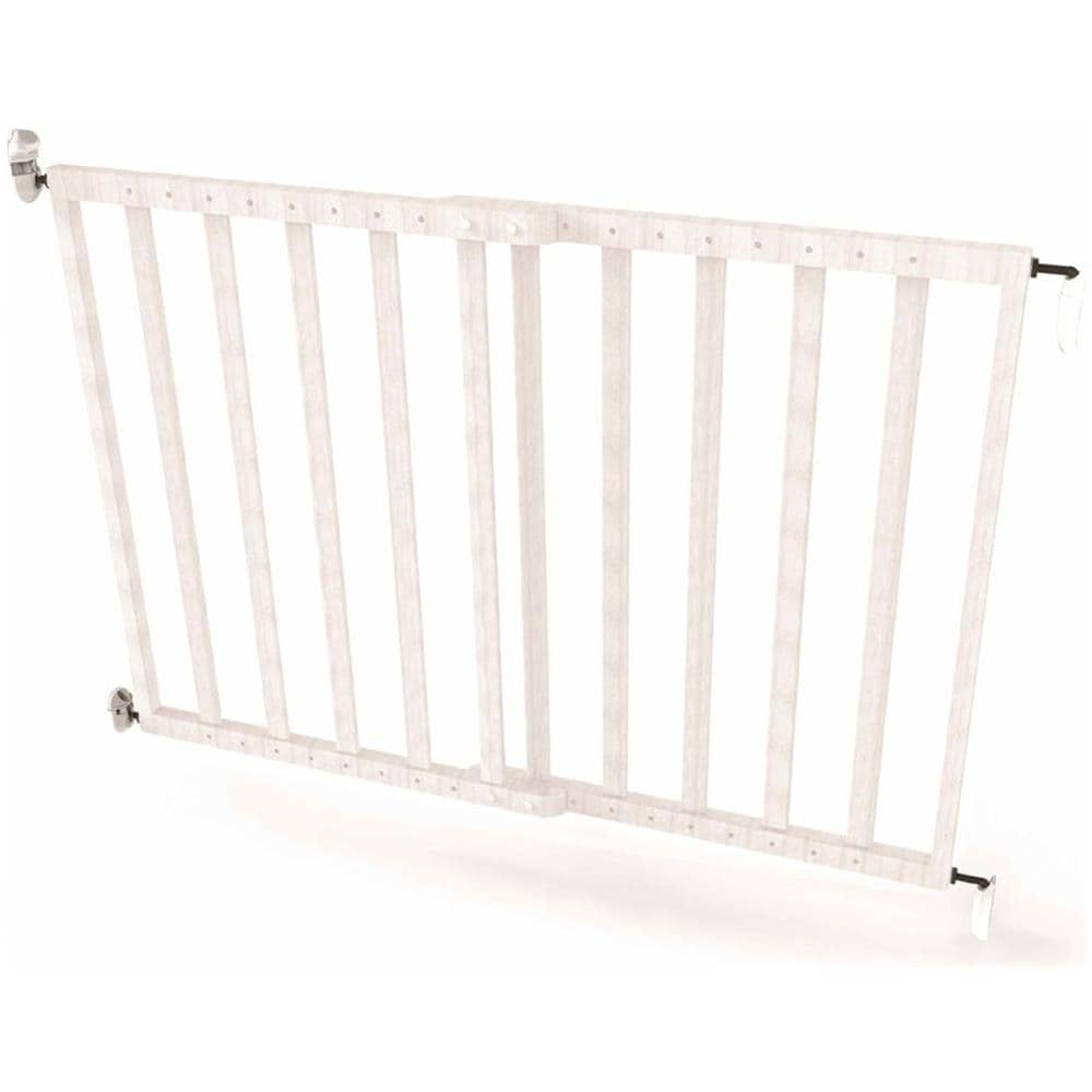 Cancello Di Sicurezza Estensibile 63,5-106 Cm Legno Bianco 94153 - Foto 1