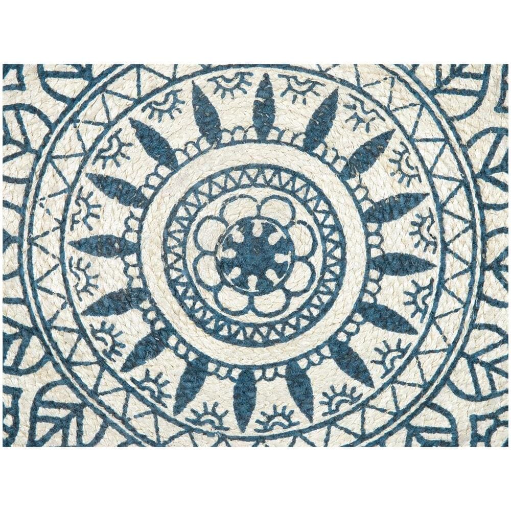 Tappeto Blu Ø120 Cm Anadere - Foto 8