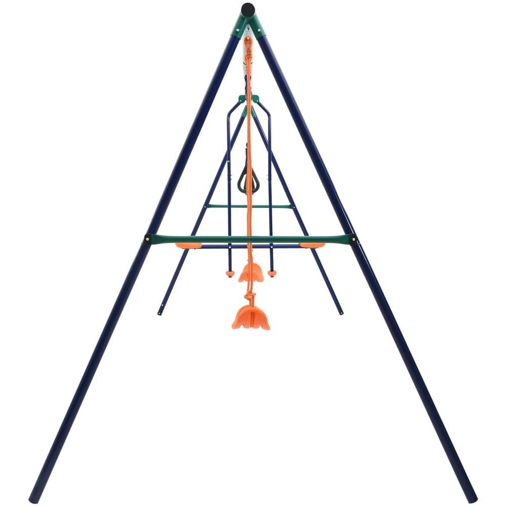 Set Altalene con Anelli per Ginnastica e 4 Sedili in Acciaio - Foto 3