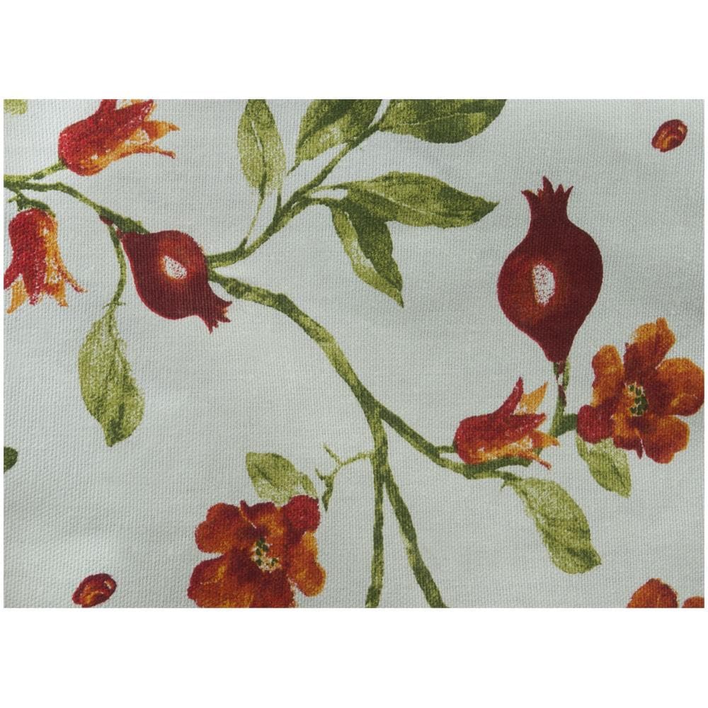 Tovaglia Per Salotto Cucina Tavolo In Cotone Made In Italy Fantasie Autunnali 140x140 Melograno - Foto 2