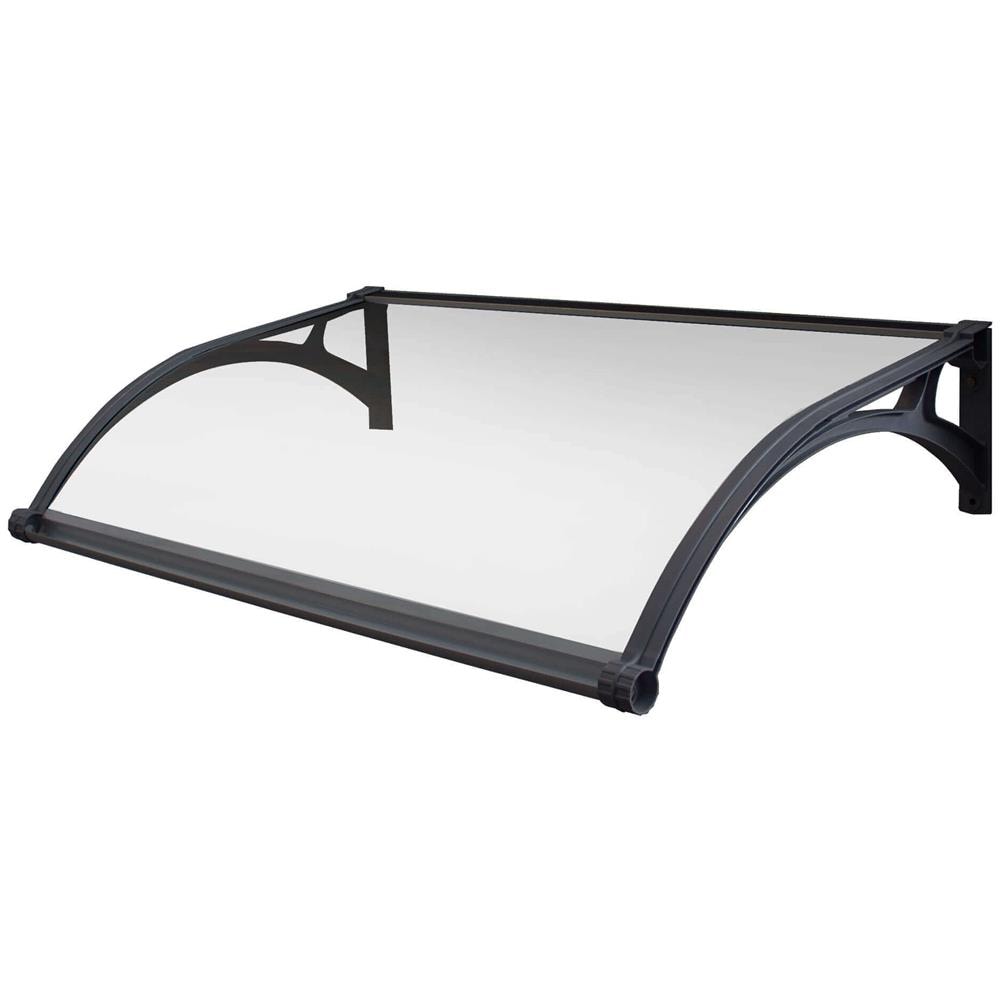 Leddy - Pensilina Porta Ingresso In Policarbonato Fotovoltaica Con Led - Foto 1