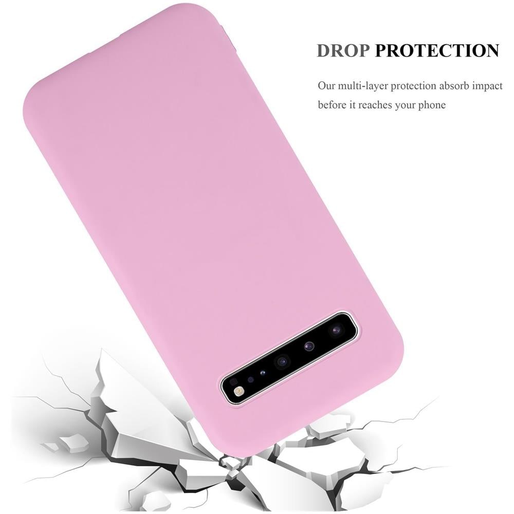 Custodia Compatibile Con Samsung Galaxy S10 5g In Candy Rosa - Coperchio Protettivo In Silicone Tpu Flessibile - Foto 8