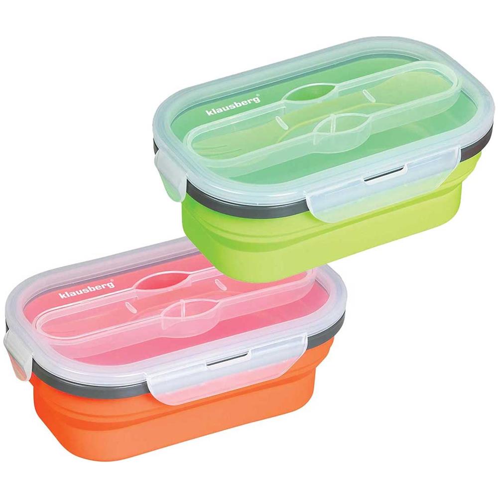 Box Pranzo Pieghevole In Silicone Kb-7022 - Foto 1