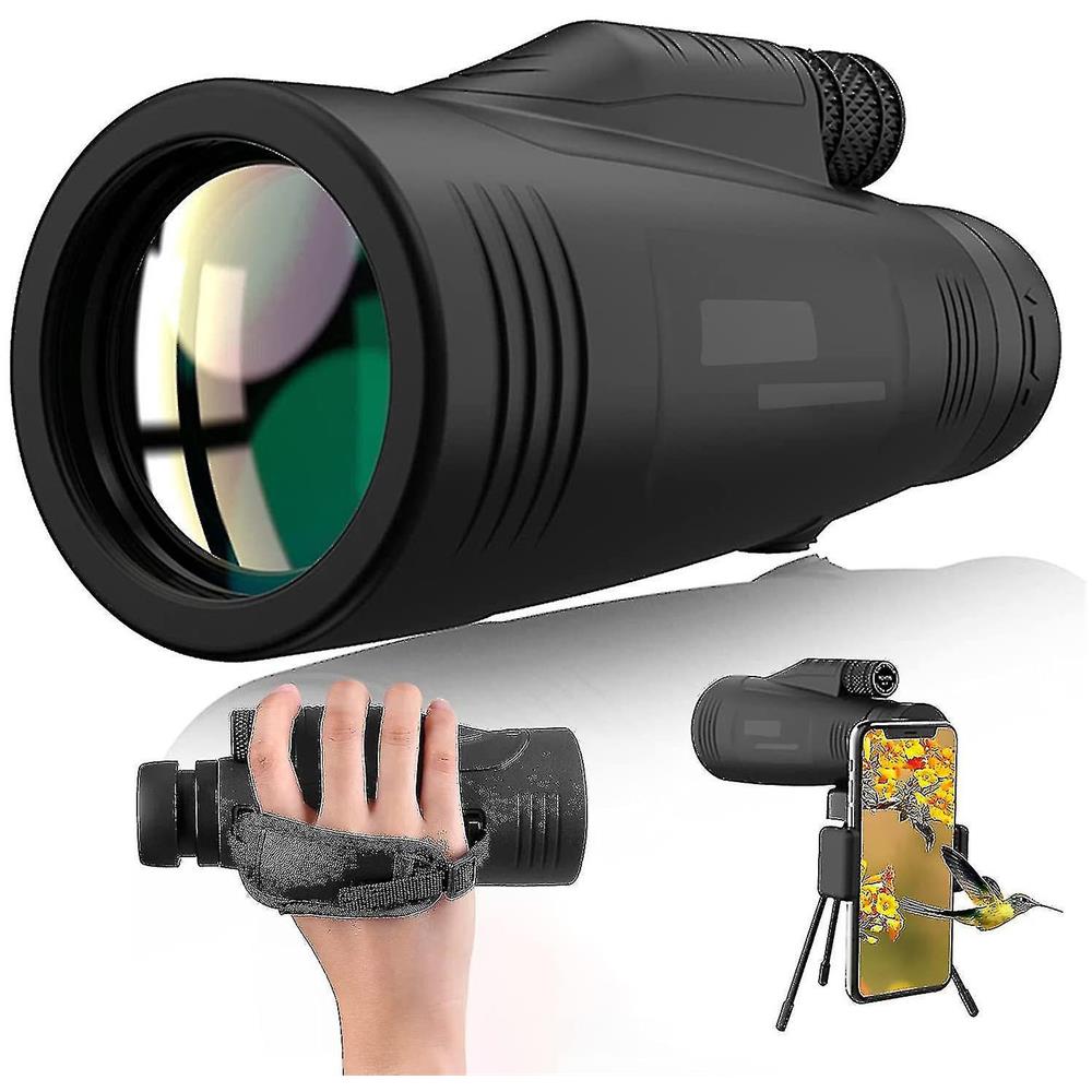 Monocolo Telescopico Gonetre 10-300x40 – Zoom, Con Treppiede E Supporto Per Smartphone