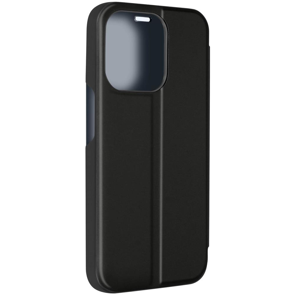 Custodia Clear View Per Iphone 15 Pro Max Effetto Specchio Supporto Nera - Foto 1