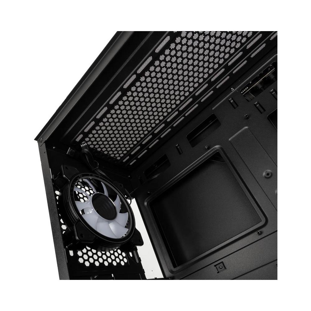 Unity Adapt ARGB Midi Tower Nero, Trasparente - Foto 2