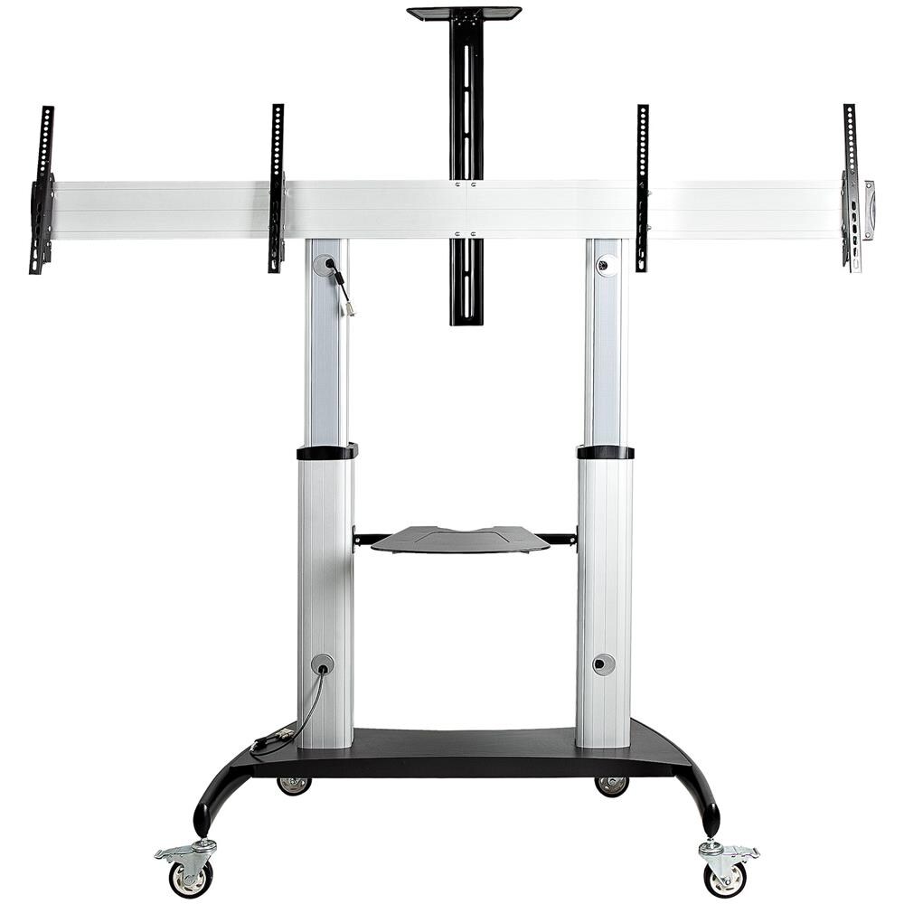 STNDMTVDUO Supporto TV a parete 152,4 cm (60") Nero, Argento - Foto 2