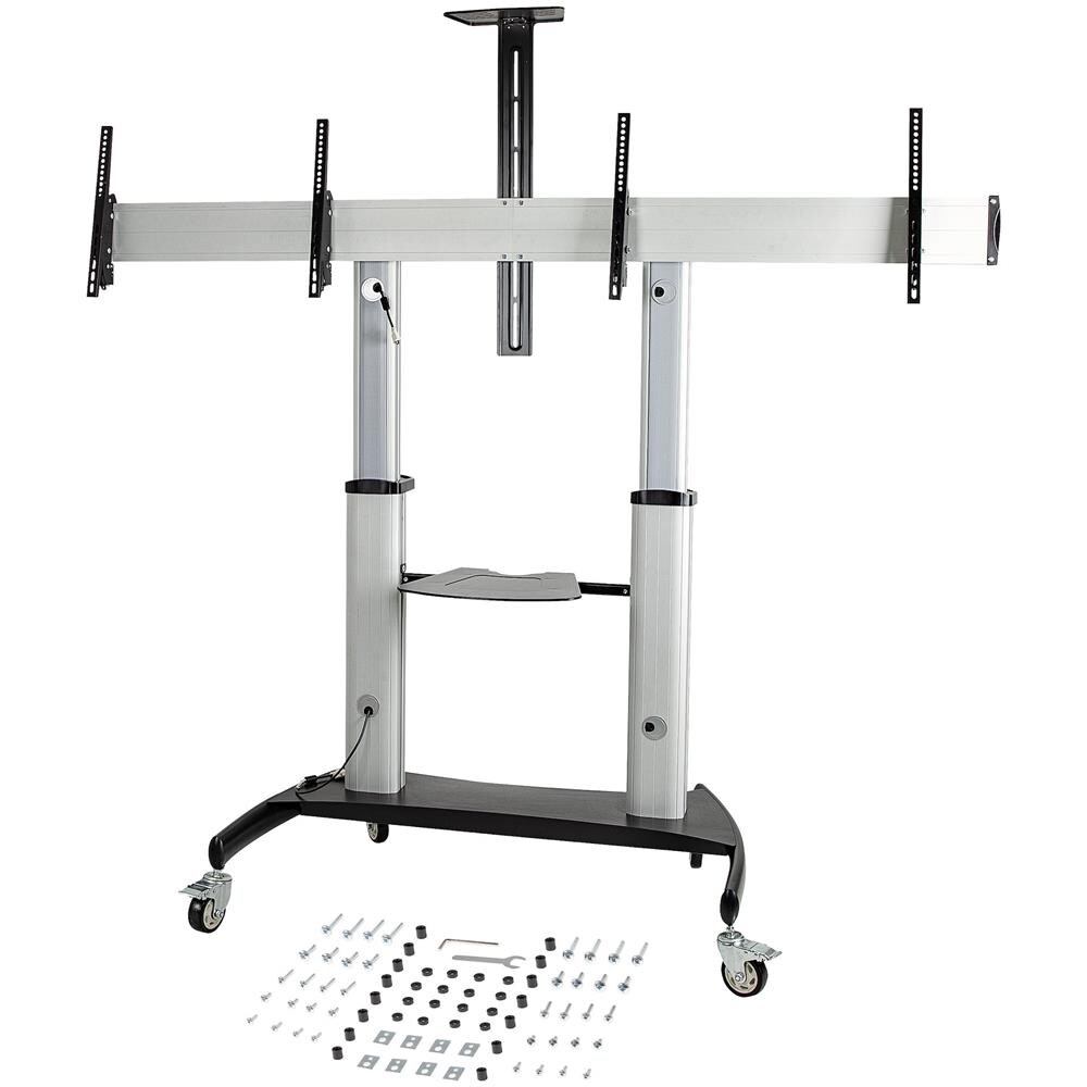 STNDMTVDUO Supporto TV a parete 152,4 cm (60") Nero, Argento - Foto 9