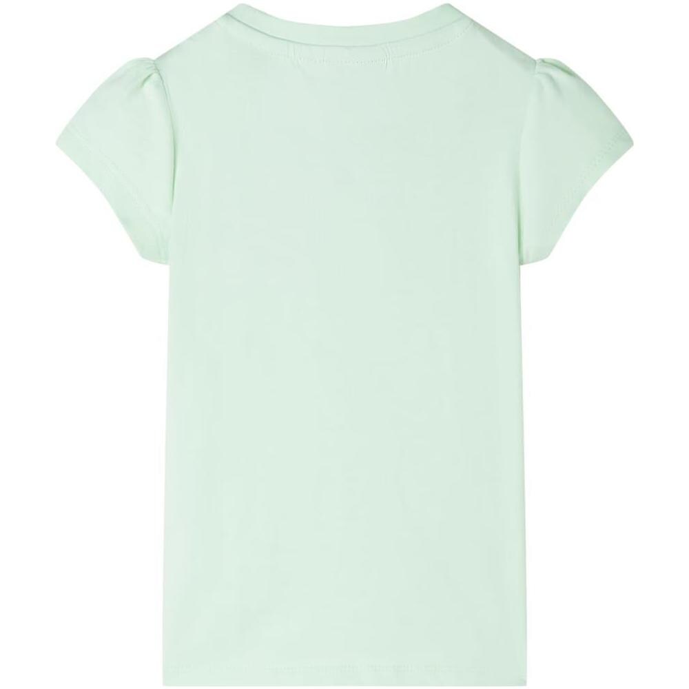 Maglietta da Bambina Maniche Aletta Verde Tenue 116 - Foto 2