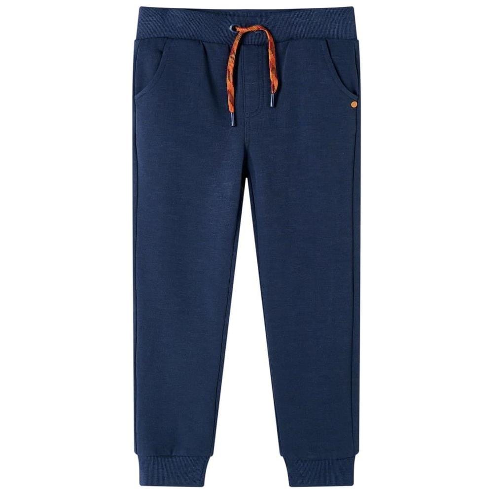 Pantaloni Tuta per Bambini Blu Marino Mélange 104 - Foto 1