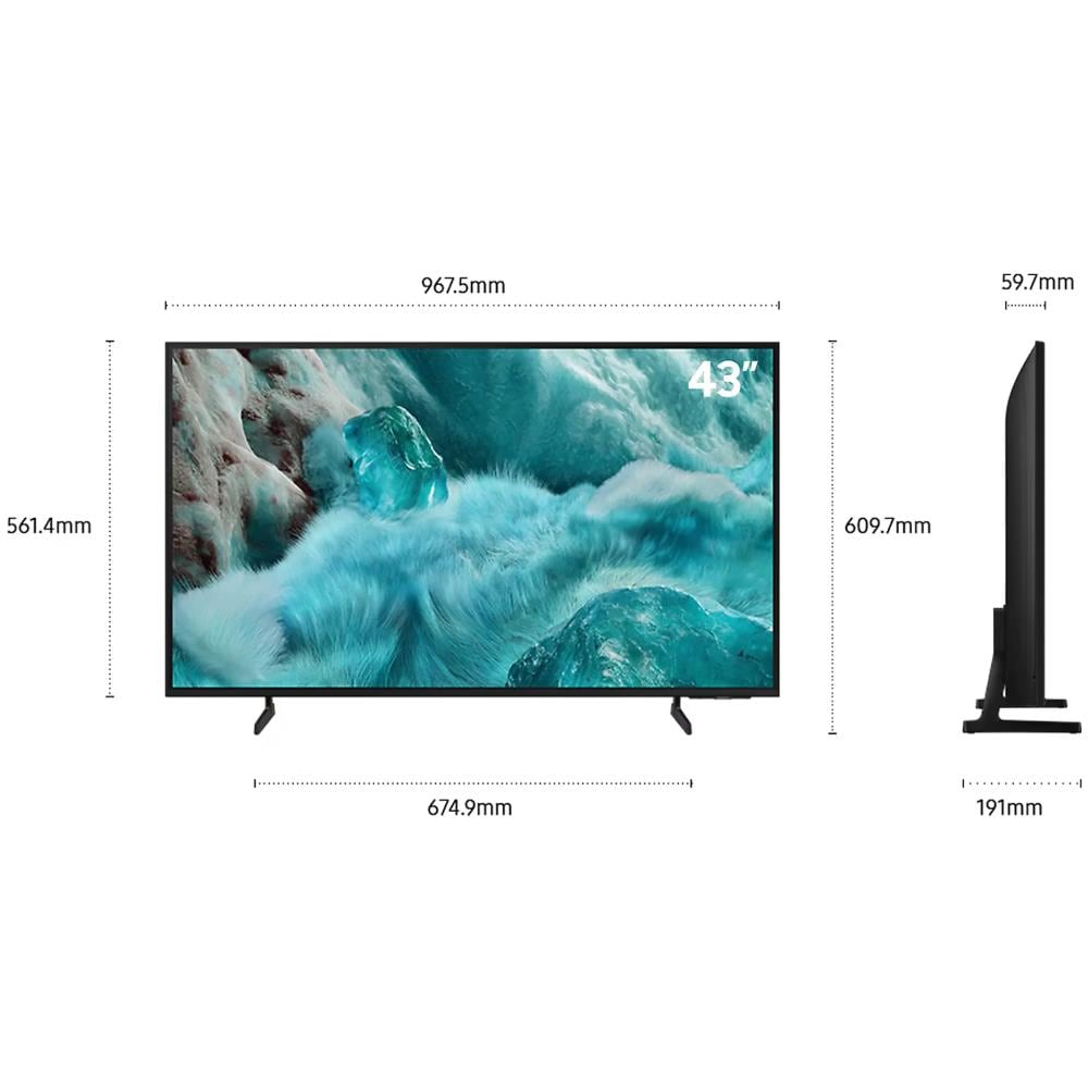 TV Q7F QE43Q7FAAUXXU 43" 4K Ultra HD QLED Smart TV Nero - Foto 3