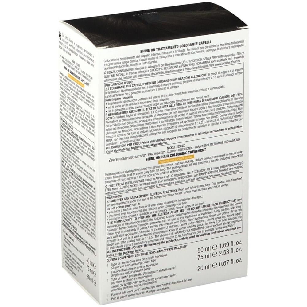 Shine On Castano Cioccolato Fondente 4,18 Flacone 75 ml + Tubo 50 ml - Foto 1