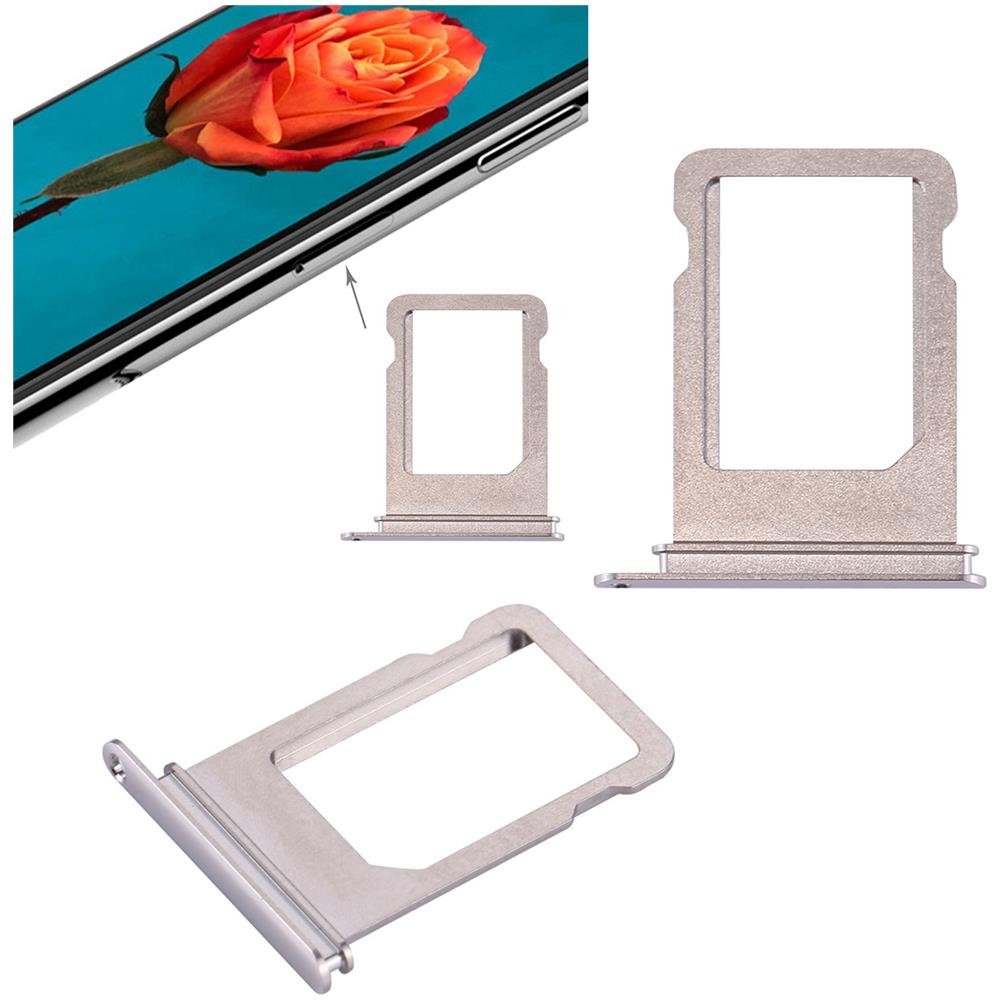 Ricambio Cassetto Tray Porta Sim Card Slot Silver Apple Iphone X A1865 A1901 - Foto 2