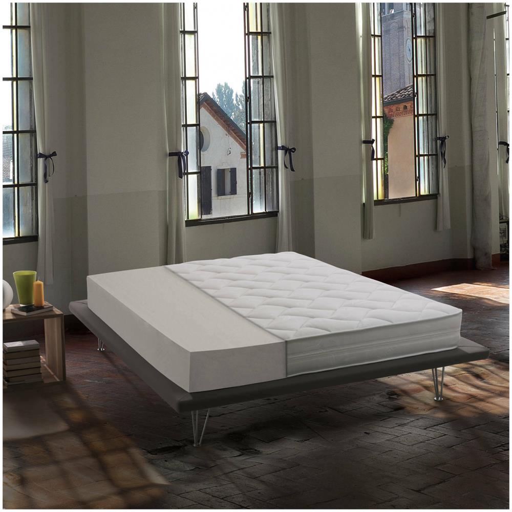 Materasso Piazza E Mezza Costanza, Materasso Sfoderabile In Waterfoam, 100% Made In Italy, Anti Acaro E Anallergico, Cm 120x190h19 - Foto 1