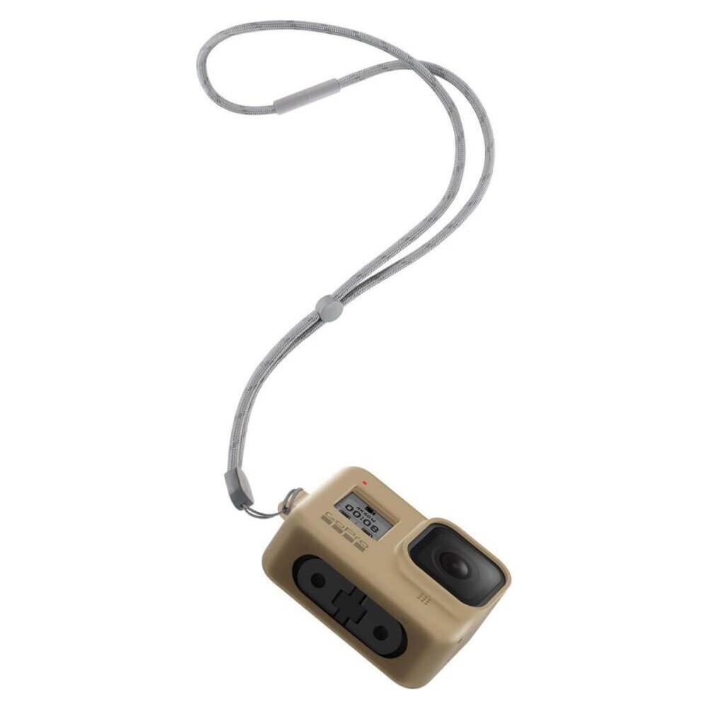 Custodia Marrone + Cordino Sand per Action Cam Hero8 - Foto 6